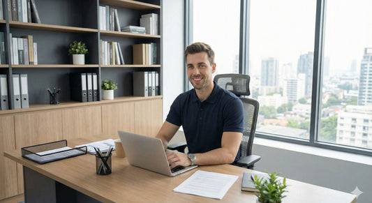 Polo camisero de algodón piqué para hombre Basicos365