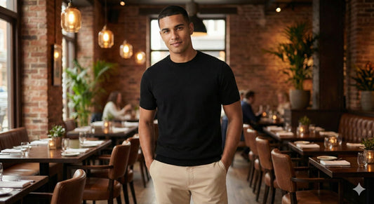 Polos básicos de algodón para hombre 