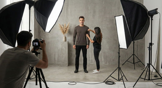 Polo manga larga de algodón para hombre en BASICOS365 Perú