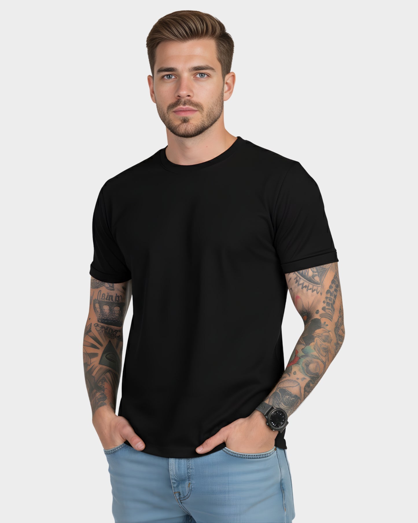 polo-basico-hombre-negro-frontal