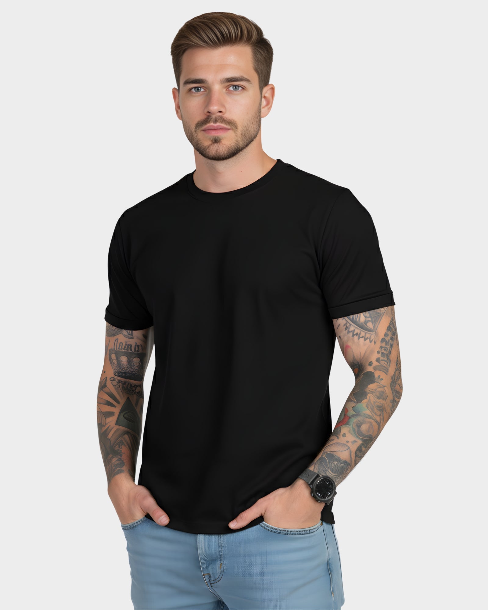 polo-basico-hombre-negro-frontal