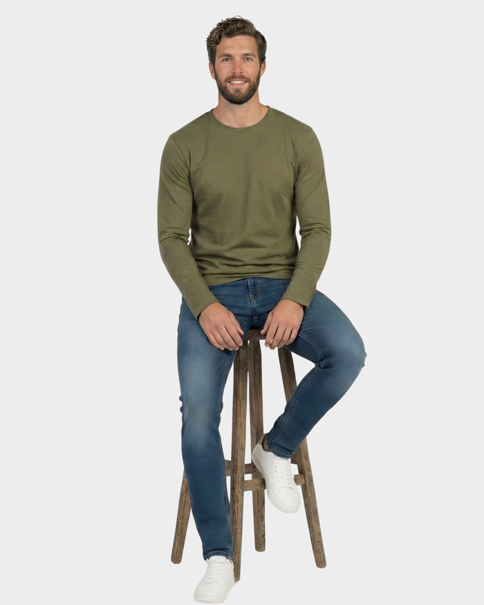 Polo Manga Larga Hombre